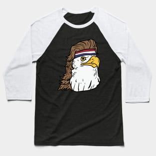 4th of July American Bald Mullet Eagle Shirt Baseball T-Shirt